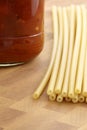 Delicious fancy pasta ingredients Royalty Free Stock Photo