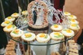 Delicious fancy wedding cake Royalty Free Stock Photo