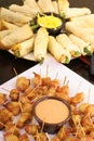 Delicious finger food appetizers Royalty Free Stock Photo