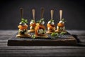 Delicious Finger Food Appetizers for Your Next Event Royalty Free Stock Photo