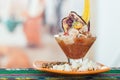 Delicious fish ceviche, typical ecuadorian plate