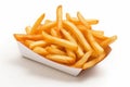  fast yellow meal snack french chip fat potato fry. Generative AI.