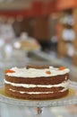 Delicious Fresh baked Carrot Cake Royalty Free Stock Photo