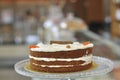 Delicious Fresh baked Carrot Cake Royalty Free Stock Photo