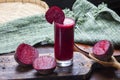 Delicious fresh beet juice Royalty Free Stock Photo