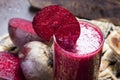 Delicious fresh beet juice Royalty Free Stock Photo