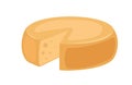 Delicious fresh cheese variety italian dinner icon flat dairy food and milk camembert piece delicatessen gouda meal