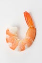 Delicious fresh cooked shrimp prepared