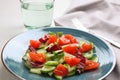 Delicious fresh cucumber tomato salad Royalty Free Stock Photo
