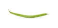 Delicious fresh green bean isolated on white Royalty Free Stock Photo