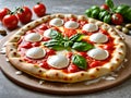 Delicious fresh Margherita Pizza