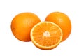 Delicious fresh natural ripe cut oranges Royalty Free Stock Photo