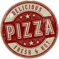 Delicious Fresh Pizza Sign