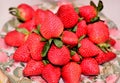 Delicious fresh strawberry dish Royalty Free Stock Photo