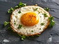 Delicious fried eggs