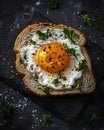 Delicious fried eggs