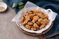 Delicious fried popcorn chicken in Taiwan