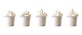 Delicious Froyo Cups Perfect for Summer Royalty Free Stock Photo