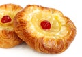 Delicious fruit Danish Pastry Royalty Free Stock Photo