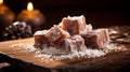 Delicious Fudge: Soft, Atmospheric Lighting Enhances Caramelized Sweetness
