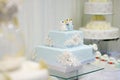 Delicious funny wedding cake Royalty Free Stock Photo