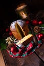 A delicious genuine Italian mum Christmas panettone