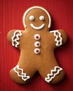 Delicious Gingerbread Man Sugar Cookie AI Generated