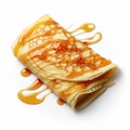 Delicious Glazed Caramel Crepe - A Sweet Delight For Your Taste Buds