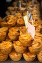 Delicious Golden Baked Pies For Sale at a Farmers Market
