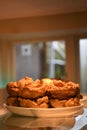 Delicious golden Yorkshire puddings for a roast dinner