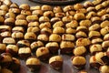 Delicious grilled chestnut