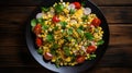 delicious grilled corn salad