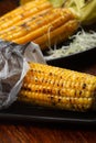 delicious grilled roasted yellow corn