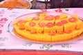 Delicious gujarati yellow khaman dhokla
