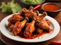 Delicious handi chicken closeup image