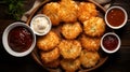 Delicious Hanukkah Feast: Golden Latkes, Sufganiyot, and Applesauce