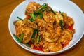 A delicious home-cooked dish, deep-fried shrimp balls Royalty Free Stock Photo