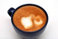 Delicious home-made cappuccino Royalty Free Stock Photo