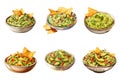 Delicious Homemade Guacamole in a Tempting Bowl, Perfect for Tortilla Chip Dipping