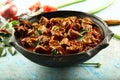 Homemade mutton curry from Kerala cuisine.