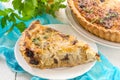 Whole savoury quiche - Free Stock Image