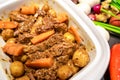 Delicious homemade slow cooked beef pot roast