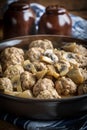 Delicious homemade swedish meatballs Royalty Free Stock Photo