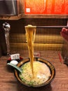 Delicious Ichiran ramen. Ichiran is a Japanese ramen food-service business specializing in tonkotsu ramen