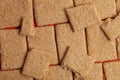 Delicious Indian mithai (dessert), crunchy Gajak Bars. Top view.