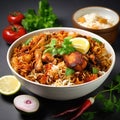 Delicious Indian Spicy Chicken Biryani