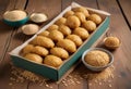 Delicious Indian sweets- sesame balls Royalty Free Stock Photo