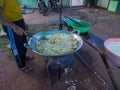 Delicious indonesian traditional snack cake street or gorengan Royalty Free Stock Photo