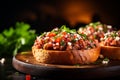 Delicious Italian Bruschetta. Savory Appetizers to Savor and Share.