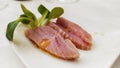 delicious Italian gourmet tuna steaks food photography